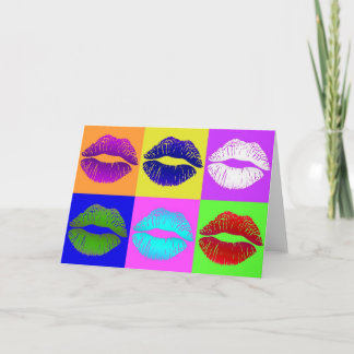 Versiegelt mit einem Kuss Karte