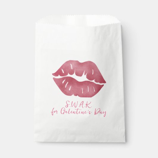 Versiegelt mit Kiss-Gefälligkeitsflaggen Geschenktütchen (Vorderseite)