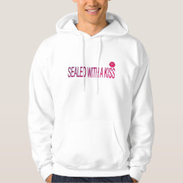 versiegelt mit Kiss-Liebe-Zitaten Hoodie