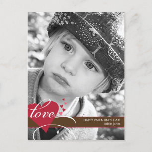 Versiegelt mit Liebe Valentinstag Tageskarte Feiertagspostkarte