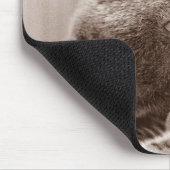 Versilbern Sie die Katze Mousepad (Ecke)