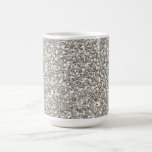 Versilbern Sie (Imitat) Glitzer-Chanukka-Tasse Kaffeetasse<br><div class="desc">Fragen? Regella@Rocketmail.com</div>