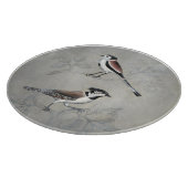 Versilberter Aviary | ein Paar Schneidebrett (Ecke)