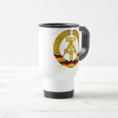 Versinnbildlichen Sie der DDR - nationales Emblem Reisebecher (VorderseiteRechts)