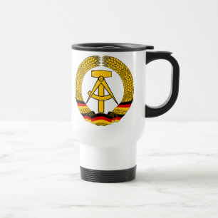 Versinnbildlichen Sie der DDR - nationales Emblem Reisebecher