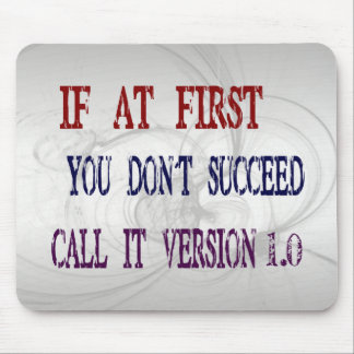 Version 1,0 mousepad