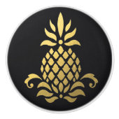 Version 2 Ananas-Schubknöpfe - SRF Keramikknauf (Vorderseite)