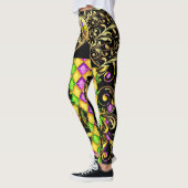 Version 2 Mardi Gras Diamonds Pop Fashion Leggings (Links)