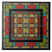 Version 2 Schönes, mittelalterliches gefestigtes G Fliese (Vorderseite)