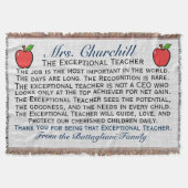 Version 3 Außergewöhnlicher Lehrer Danke Theme Decke (Vorderseite)