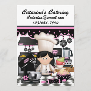 Version 3 Kulinarische Rezeptionskarten / Einladun Einladung