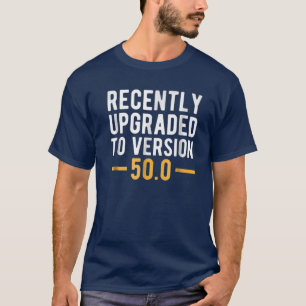 Version 50.0 50. Geburtstag 50 Jahre alter Geek T-Shirt