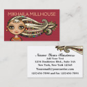 Version der Visitenkarte - Gesellschaft Diva (Vorne/Hinten)