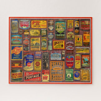 VERSION II: VINTAGE WERBUNG IN DER TIN-SAMMLUNG PUZZLE