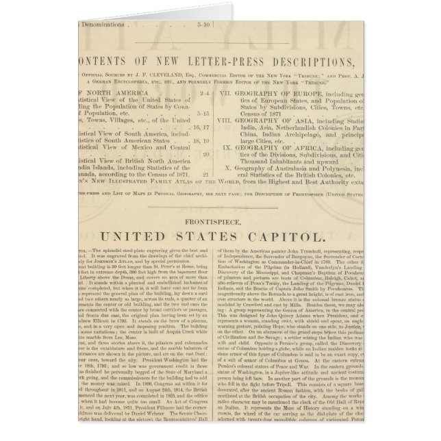 Verso Johnsons neuer Illustrierter Familienatlas (Vorne)