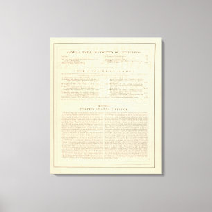 Verso Johnsons neuer Illustrierter Familientatlas Leinwanddruck