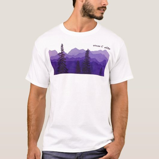 "Verso l' alto" Frauendarstellungs-Shirt T-Shirt (Vorderseite)