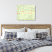 Verso Staat von Texas Leinwanddruck (Insitu (Schlafzimmer))