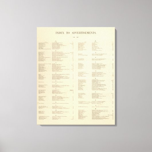 Verso Titel Page Colton's American Atlas Leinwanddruck (Vorderseite)