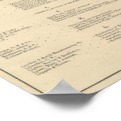 Verso Title Page Colton's American Atlas Poster (Ecke)