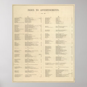 Verso Title Page Colton's American Atlas Poster