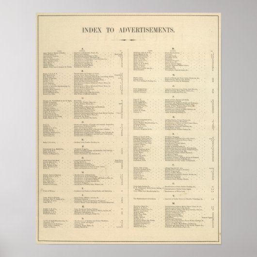 Verso Title Page Colton's American Atlas Poster (Vorne)