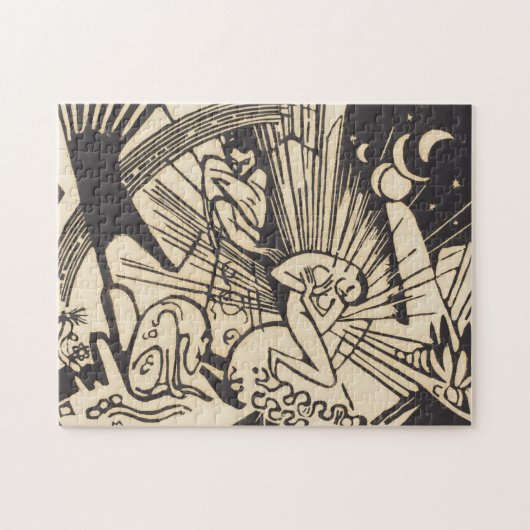 Versöhnung Versoehnung Franz Marcs | Puzzle (Horizontal)
