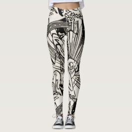 Versöhnung von Franz Marc Black und White Leggings