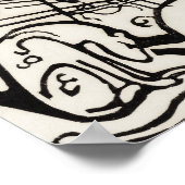 Versöhnung von Franz Marc Famous Woodcut Poster (Ecke)