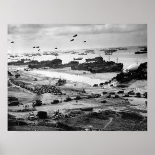 Versorgung der Normandie Poster