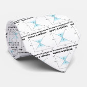 Versorgung u. Nachfrage formt meine Aussicht auf Krawatte (Gerollt)