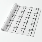 Versorgungslinien Geschenkpapier (Ungerollt)
