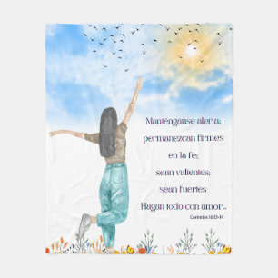 Versos Motivacionales Biblicos en Español Fleecedecke