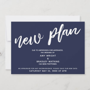 Verspätete Ankündigung von Hochzeiten New Plan Nav