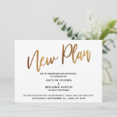 Verspätete Ankündigung von Hochzeitsgold "Neuer Pl (Stehend Vorderseite)