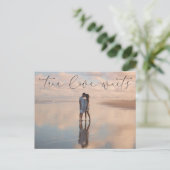 Verspätete Ankündigung zur Änderung der Postkarte (Stehend Vorderseite)