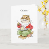 Verspätete Birthdat Bisamratten-Karte Karte (Gelbe Blume)