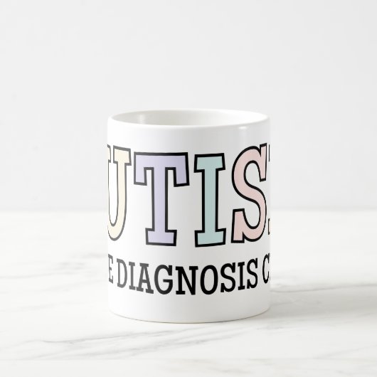 Verspätete Diagnose Club Autismus, Neurovielfalt,  Kaffeetasse (Mittel)