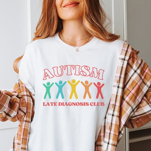 Verspätete Diagnose Club Autismus, sonnige Neurovi T-Shirt
