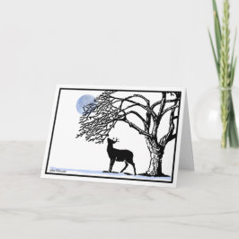 Verspätete Ernte Winter Solstice Card Feiertagskarte