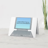 Verspätete Geburtstags-Karte Karte (Rückseite)