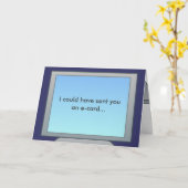 Verspätete Geburtstags-Karte Karte (Gelbe Blume)