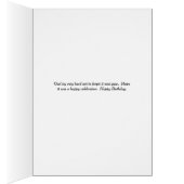 Verspätete Geburtstagskarte mit Niedlichem Burrowl (Innen (Rechts))