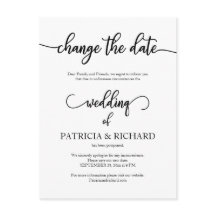 Verspätete Hochzeit Datum Ankündigung preiswert El