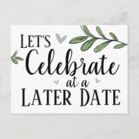 Verspätete Hochzeit später Datum Feier