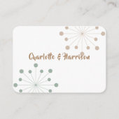 Verspätete Hochzeitänderung Begleitkarte (Rückseite)