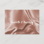 Verspätete Hochzeitänderung Begleitkarte (Rückseite)