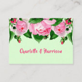 Verspätete Hochzeitänderung Begleitkarte (Rückseite)