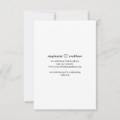 Verspätete Hochzeiten ändern das Foto Datum Save The Date (Rückseite)