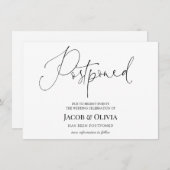 Verspätete Hochzeitsankündigung Einladung (Vorne/Hinten)